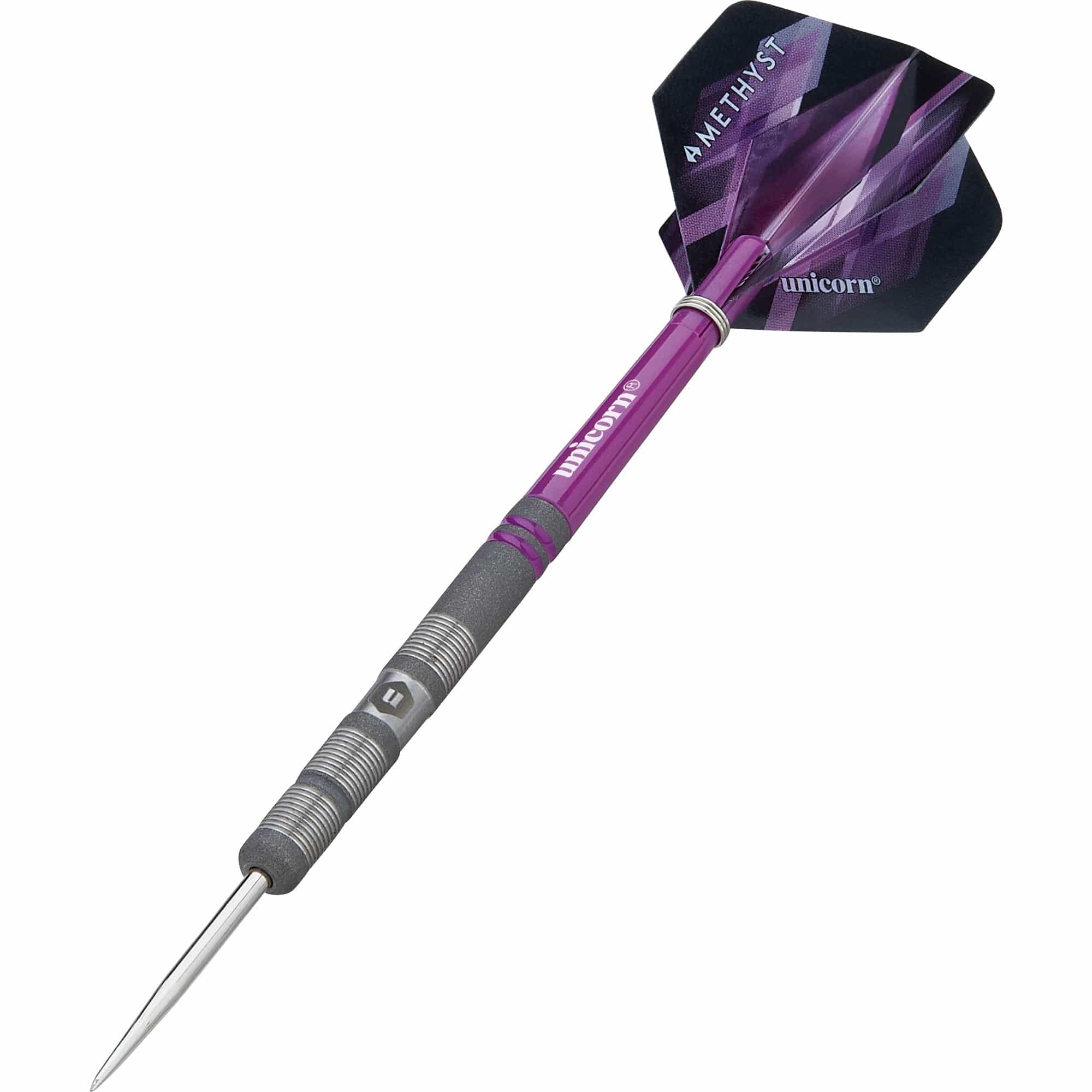 Unicorn Amethyst Darts - Steel Tip - Utech - Style 1 - Sandblasted - Image 3