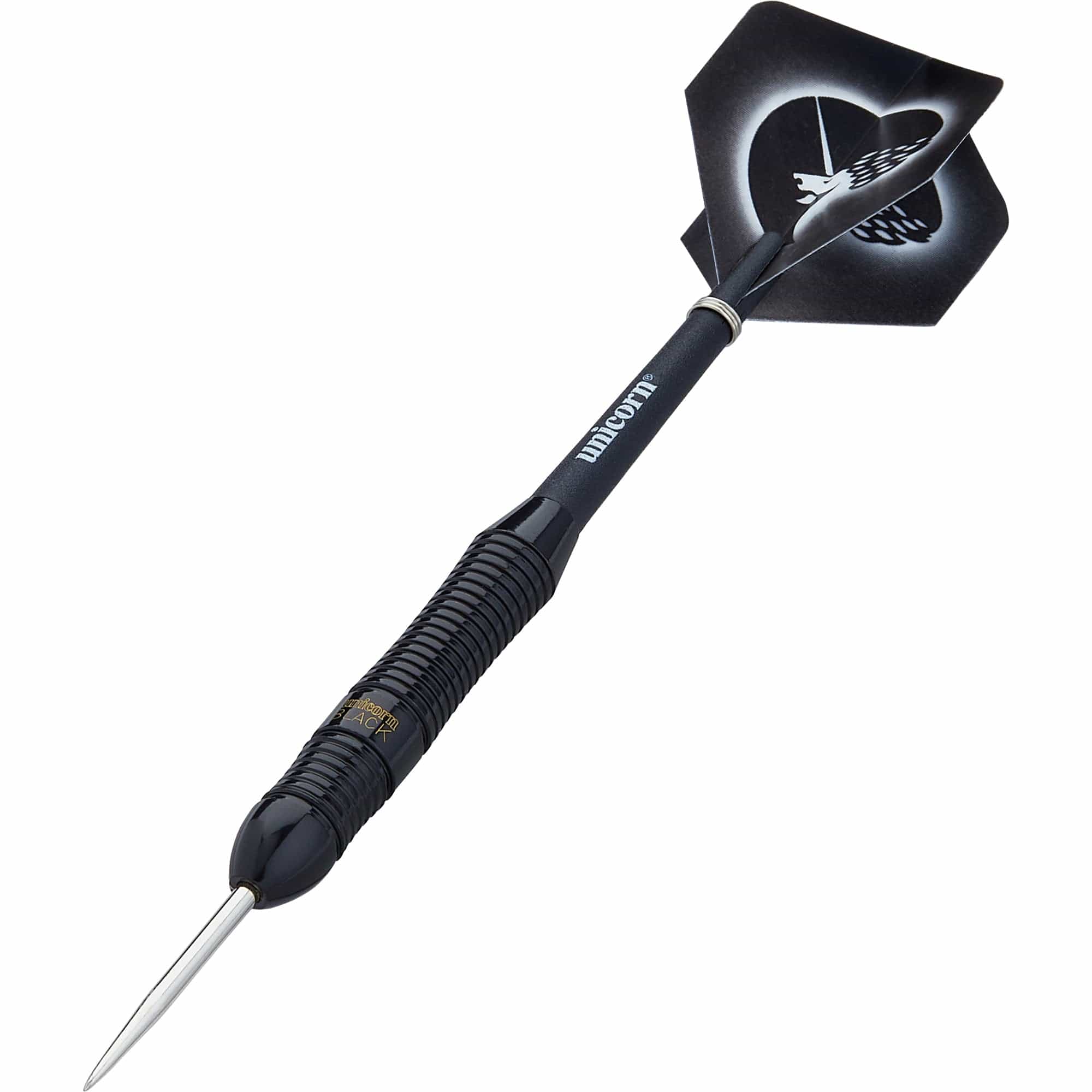 Unicorn Core Plus Win Darts - Steel Tip Brass - Style 1 - Black - Image 2