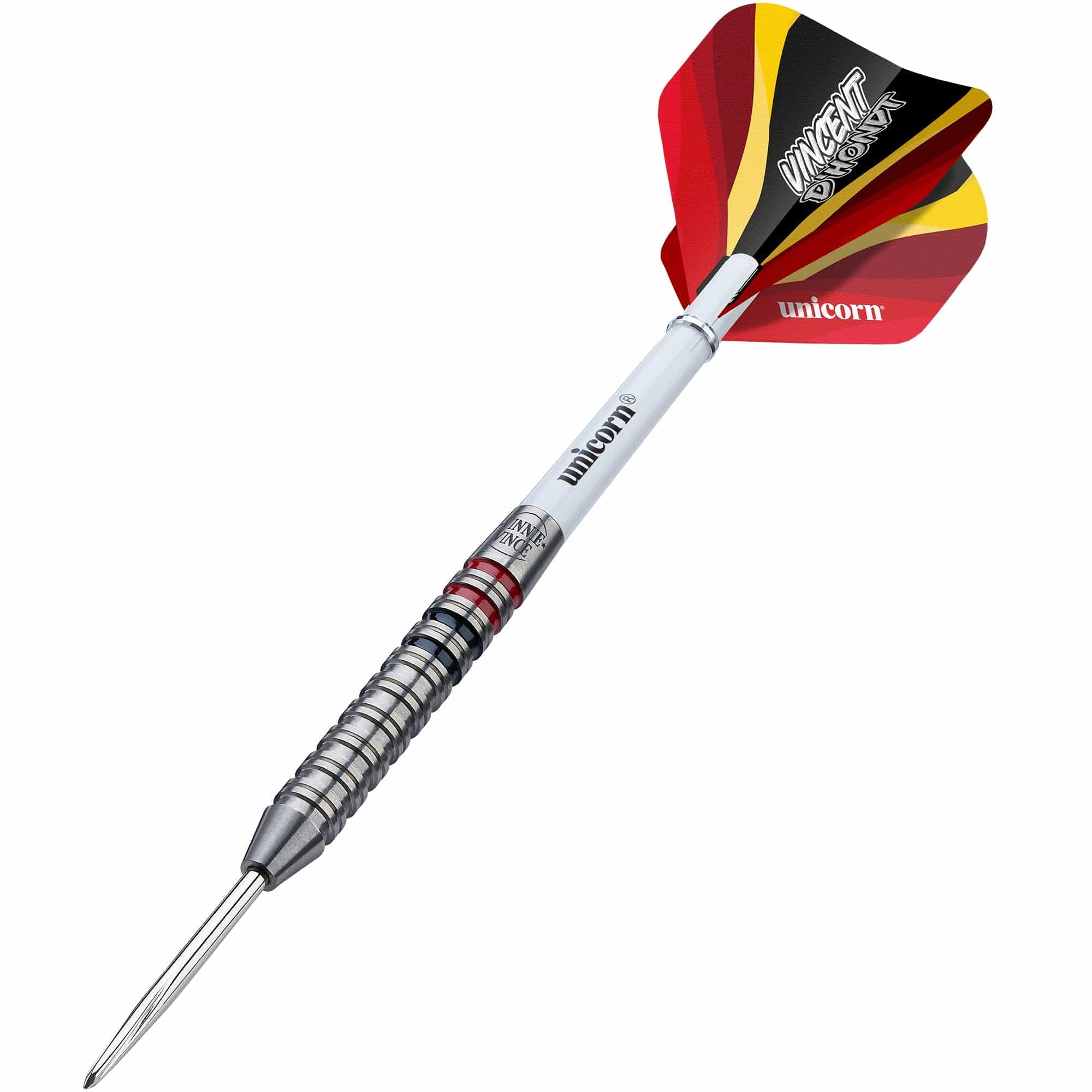 Unicorn Global Darts - Steel Tip - 90% Tungsten - Vincent D'Hondt - 24g - Image 2