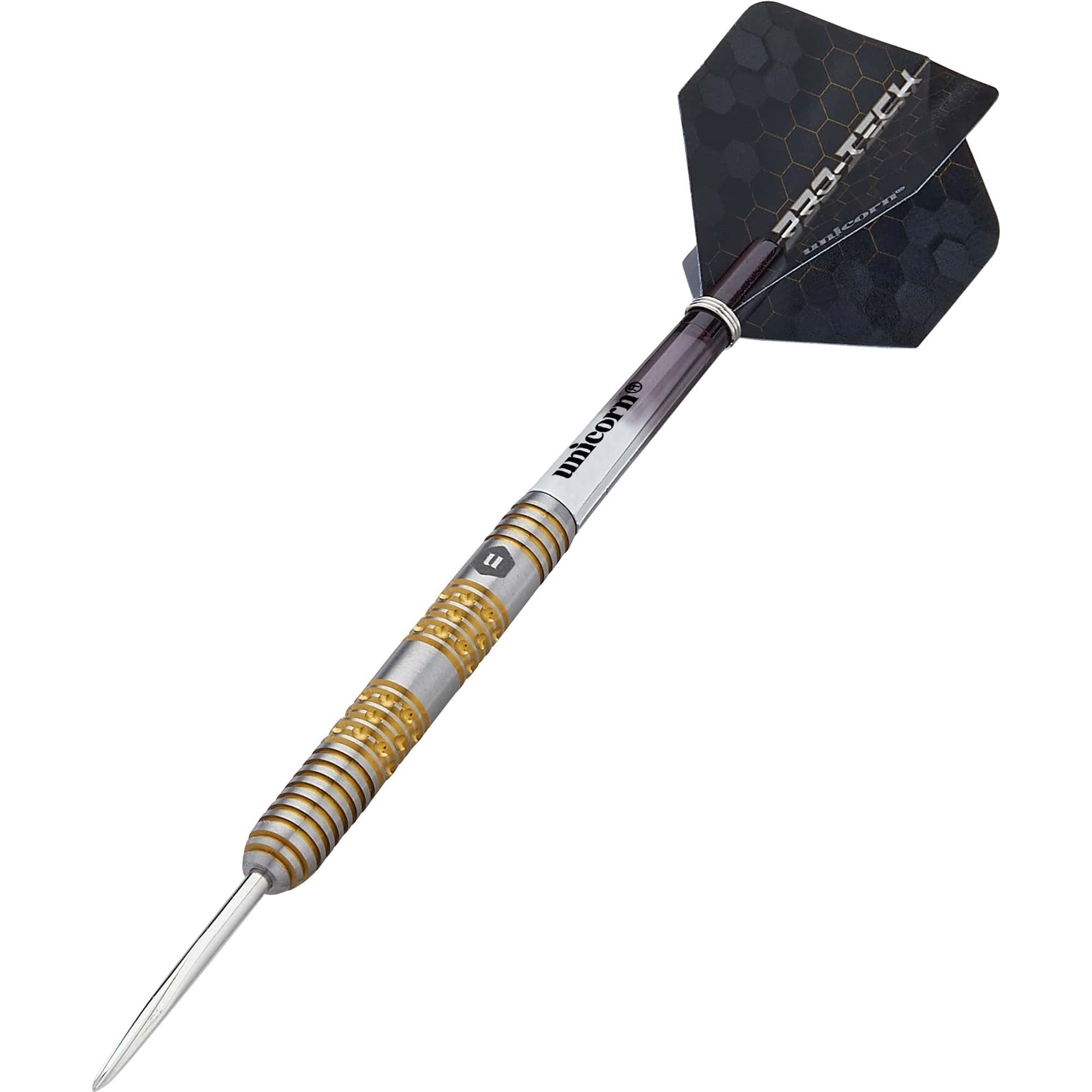 *Unicorn Protech Darts - Steel Tip - Style 6 - Silver & Gold - Image 3