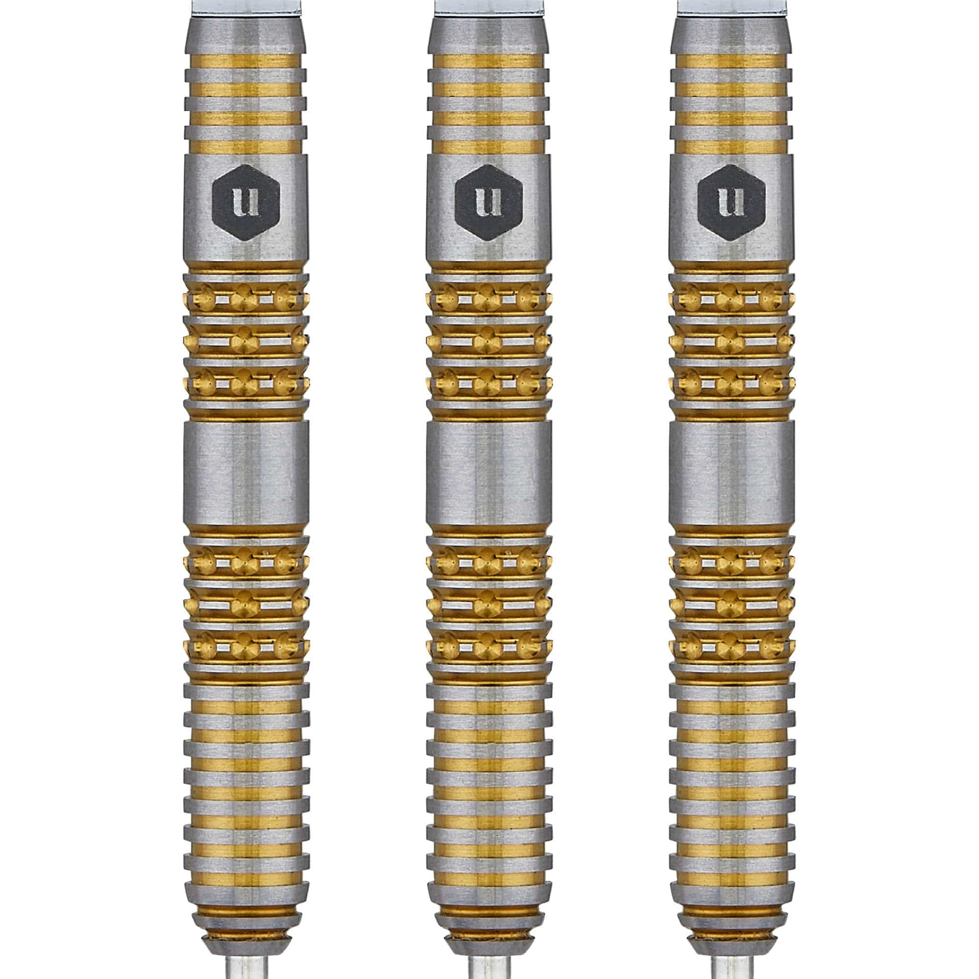 *Unicorn Protech Darts - Steel Tip - Style 6 - Silver & Gold - Image 5