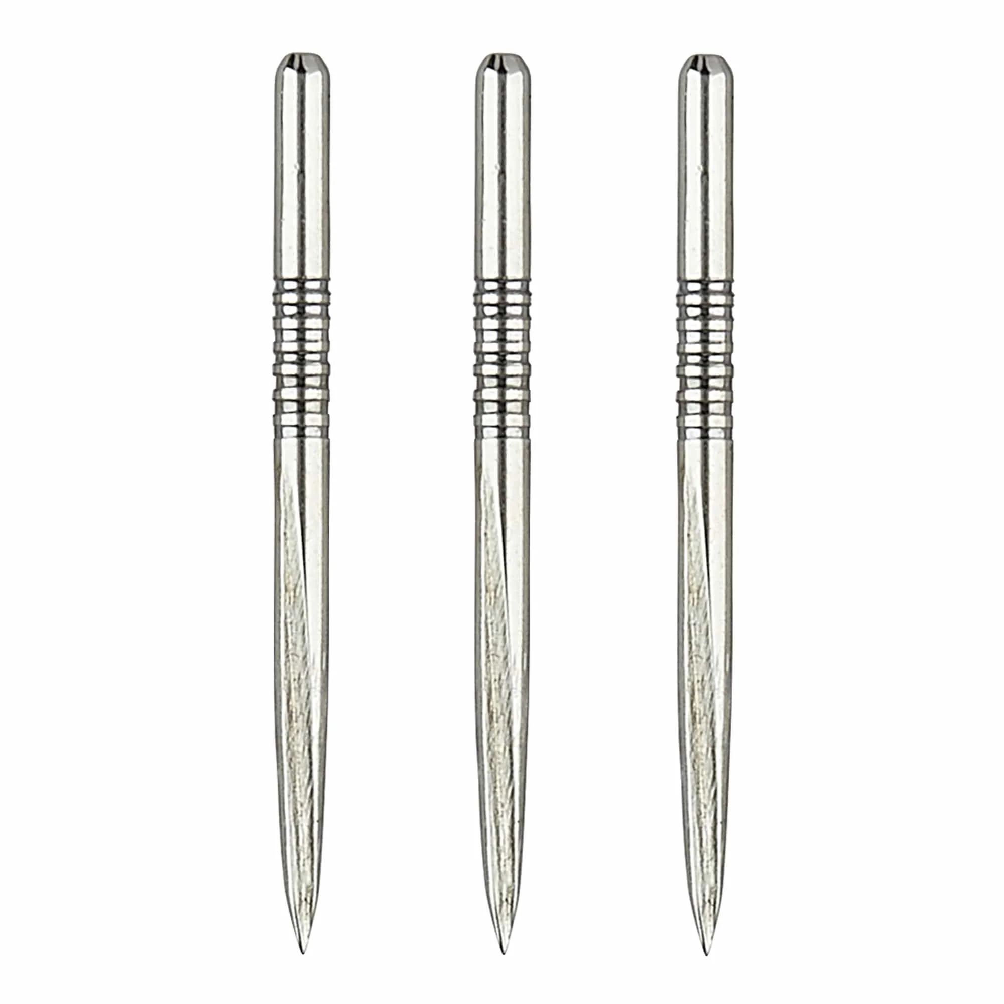 Unicorn Volute Dart Points - Steel Tip - 7 Groove - Silver - 36mm