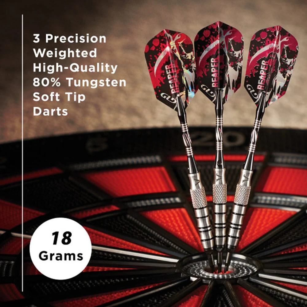 Viper Grim Reaper Darts - Soft Tip - 80% - inc Extras - G2 - Rear-Knurl - Natural - Image 6
