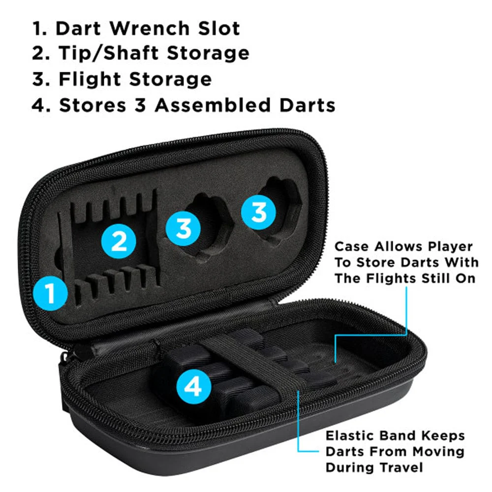 Viper Jaguar Darts - Soft Tip - 80% - inc Extras - J1 - Front-Knurl - Black - Image 4