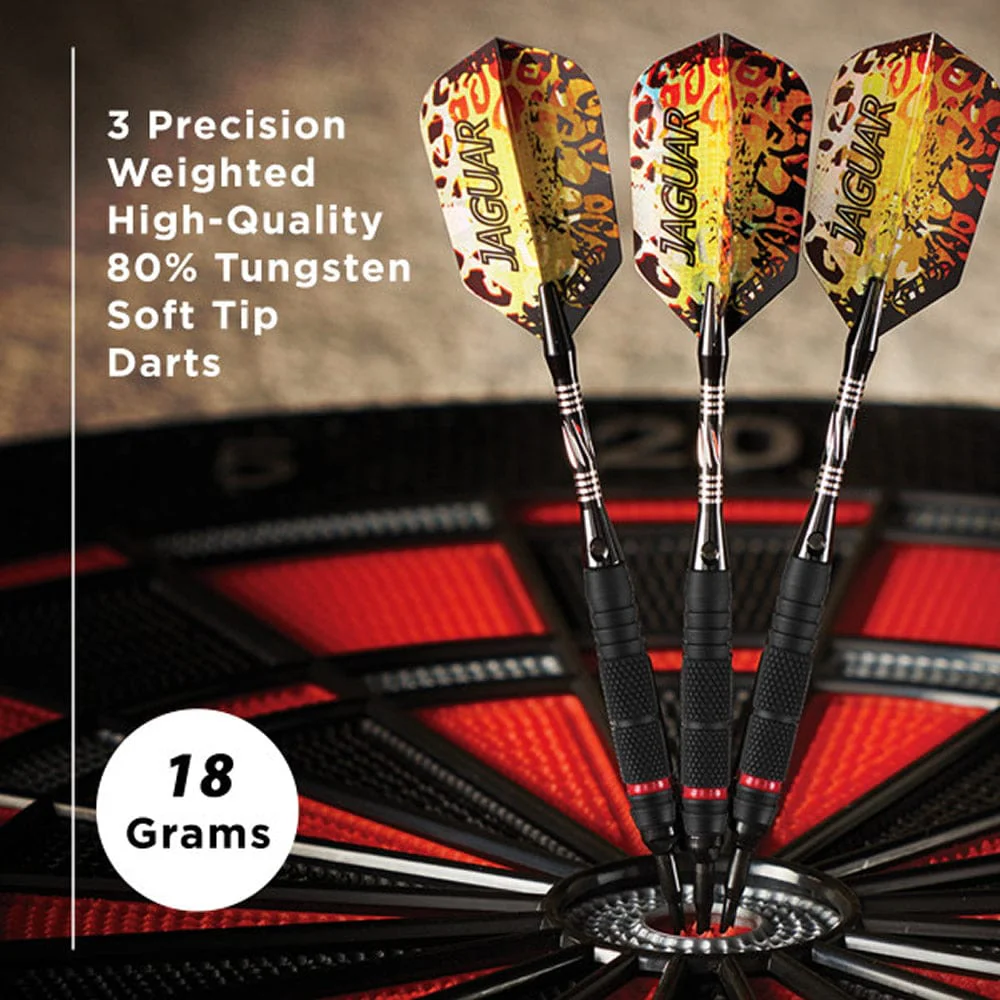 Viper Jaguar Darts - Soft Tip - 80% - inc Extras - J2 - Twin-Knurl - Black - Image 6
