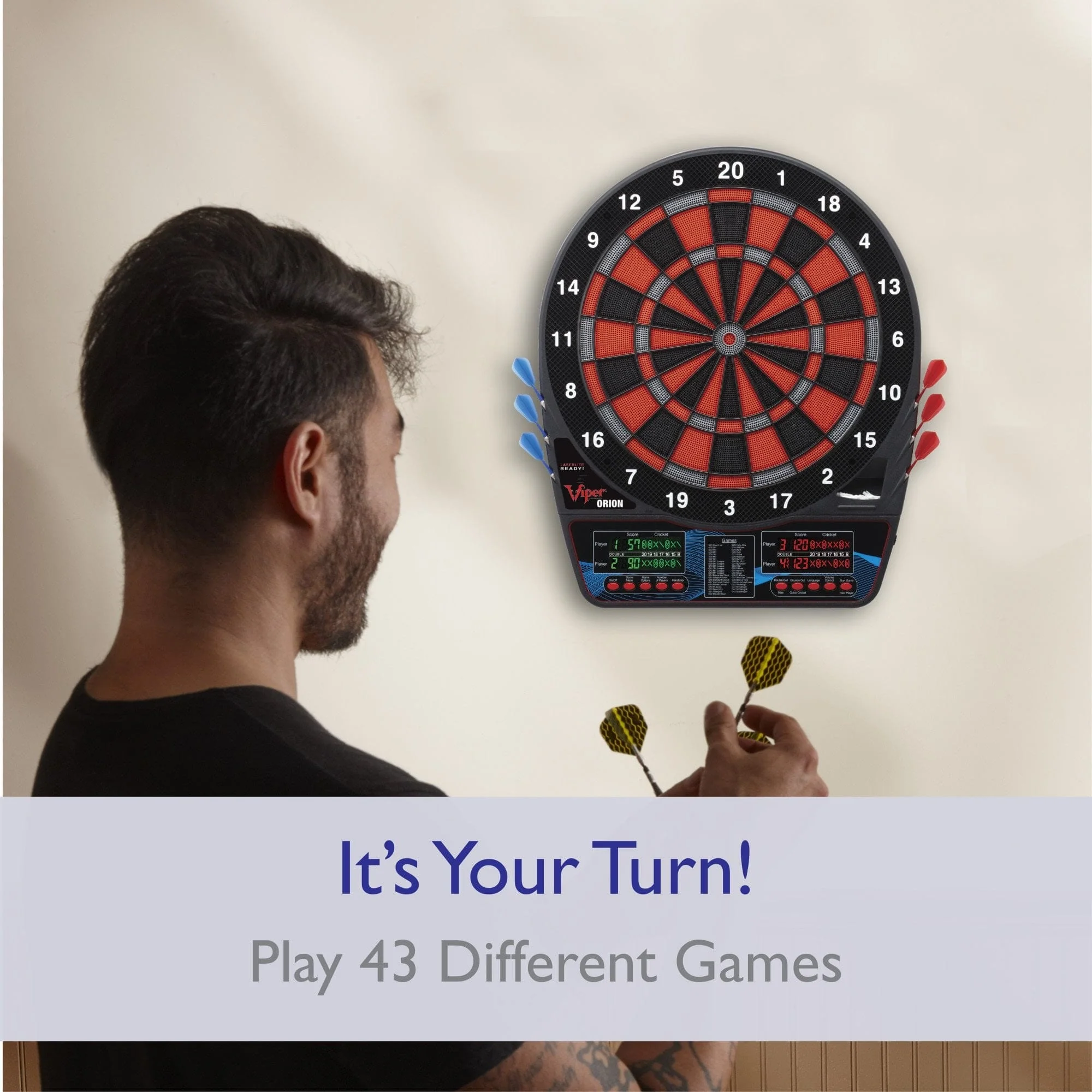 Viper Orion Electronic Dartboard - Ultra Thin Spider - Professional - Image 3