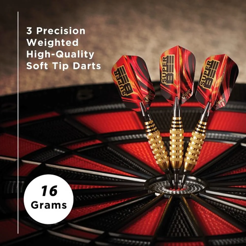 Viper Super Bee Darts - Soft Tip - Alloy - Knurled Rings - Gold - Image 7
