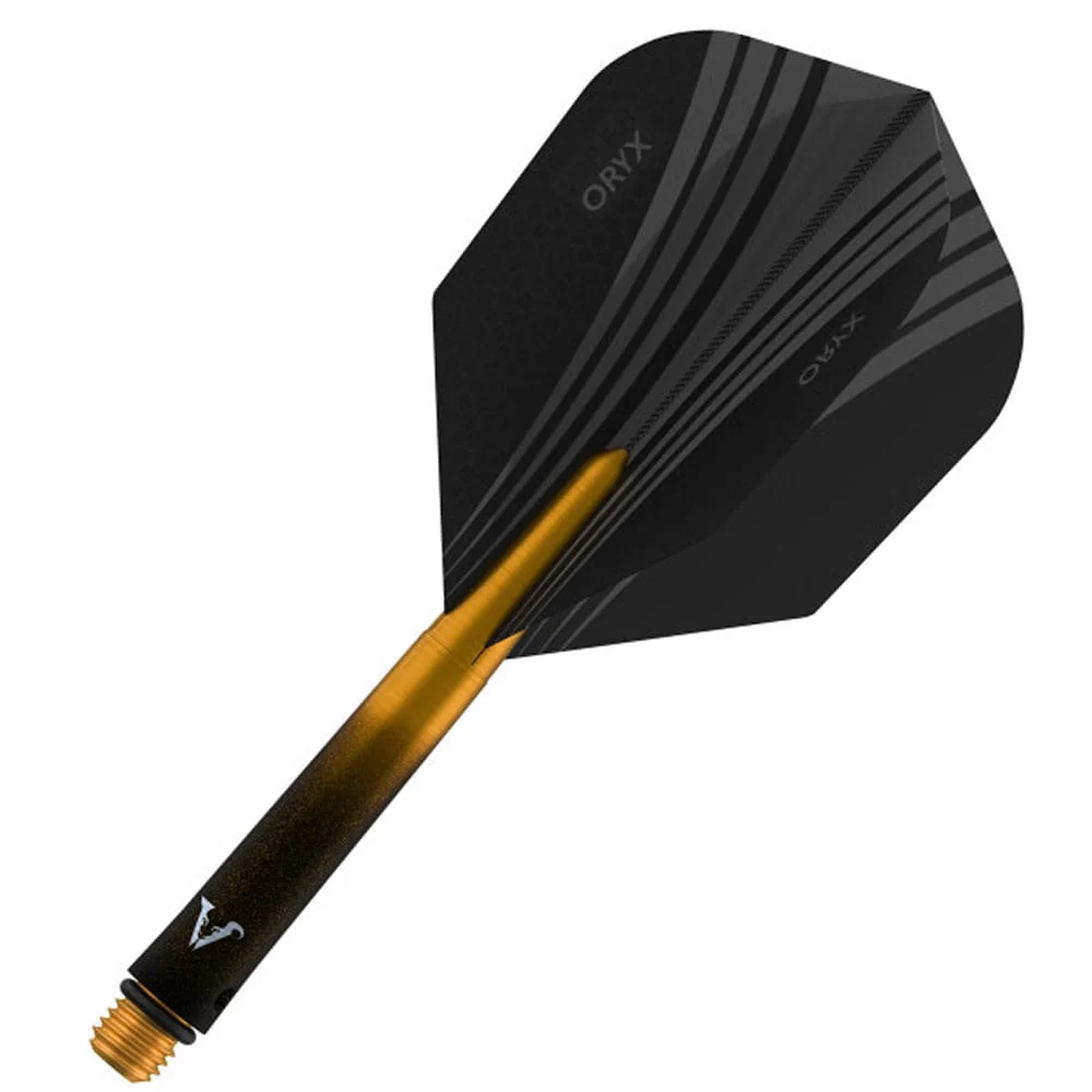 Viper Viperlock Aluminium Dart Shafts - inc O-Rings and Locking Pin - Black & Gold - Image 6