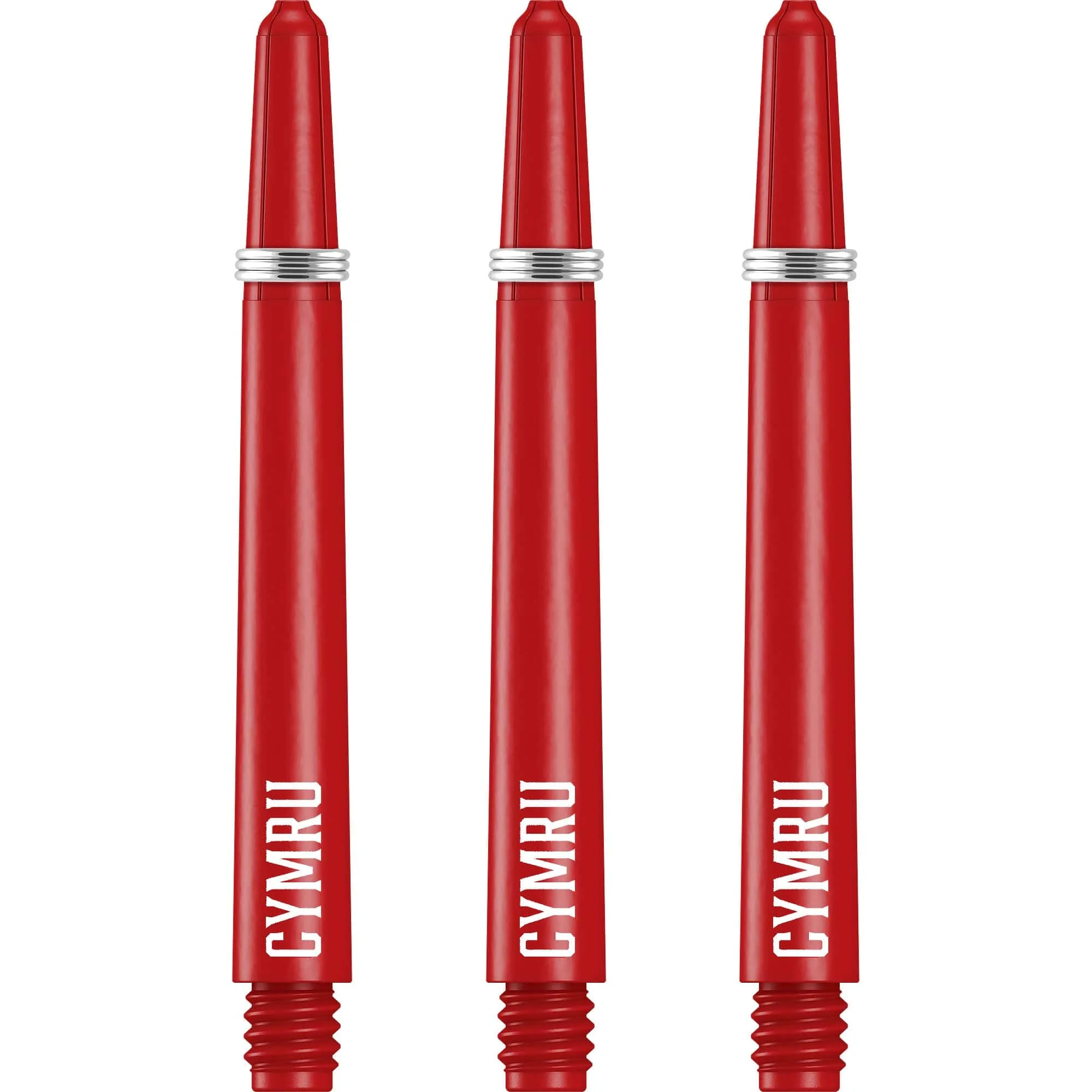Wales FA - Nylon Shafts - Dart Stems with Springs - Welsh \ Cymru - Red - Image 2