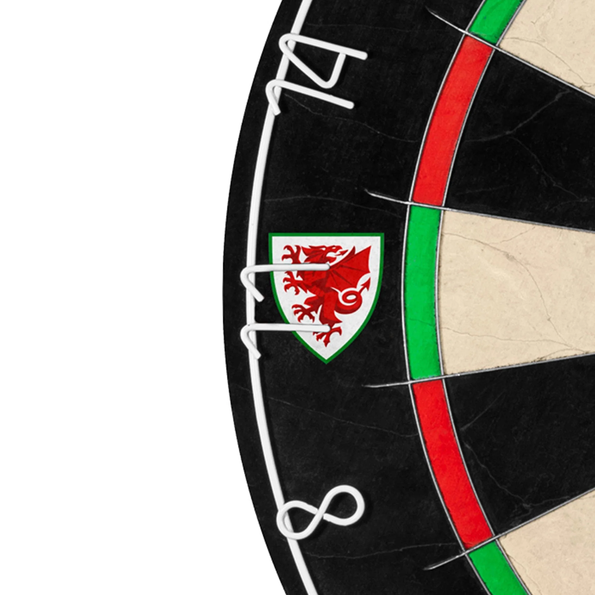 Wales Printed Dartboard & Printed Surround - Cymru - Image 3
